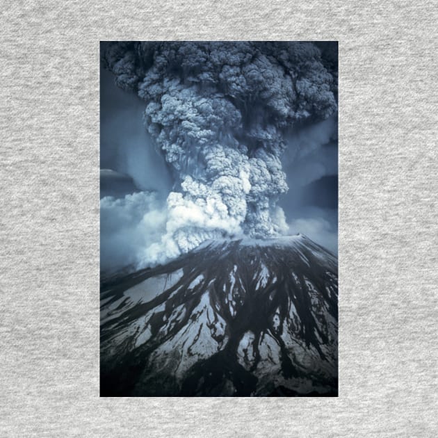 Mount St Helens erupting, May 1980 (E380/0784) by SciencePhoto